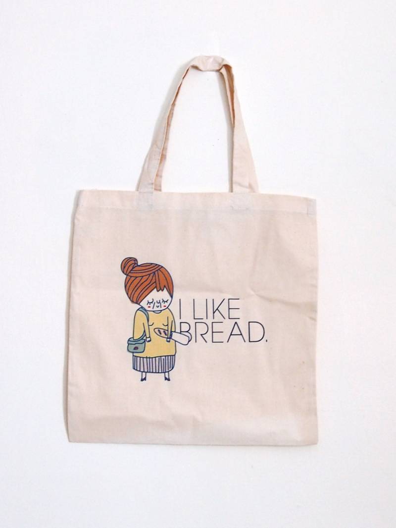 I Like Bread Nona Tote Bag I Like Bread Nona Tote Bag von merryhappystudios