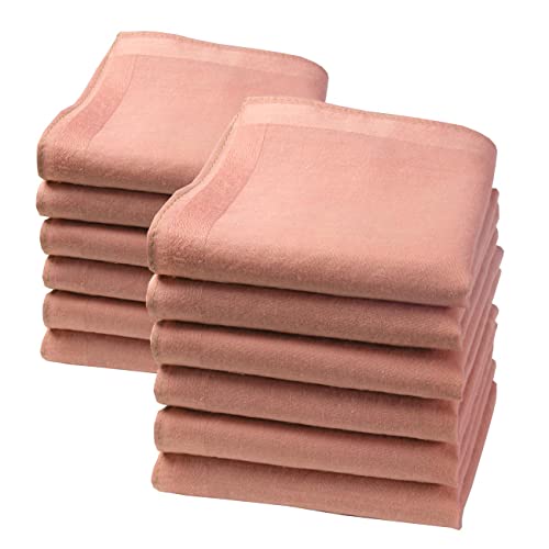 merrysquare - Kleine Taschentücher - Ca. 23cm - 100% Baumwolle - LILLIPUT Modell (Altrosa) von merrysquare