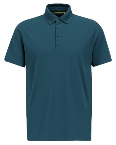 meru Herren Poloshirt Bristol Petrol (285) L von meru