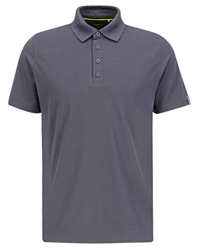 meru Herren Poloshirt Bristol Rauchblau (304) L von meru