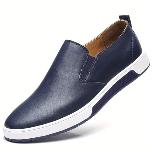 Lässige Herren-Loafers, Businessschuhe, modische Sneaker, 987Blue, 43 EU von mes amis