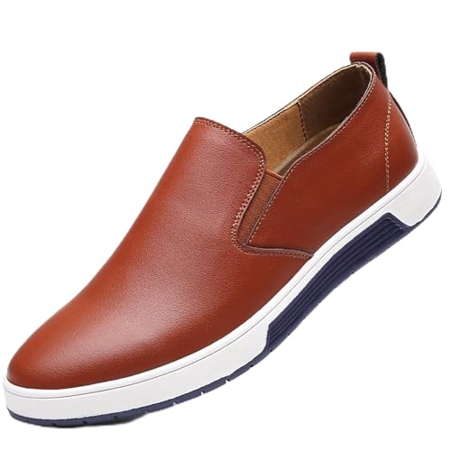 Lässige Herren-Loafers, Businessschuhe, modische Sneaker, 987brown, 44.5 EU von mes amis