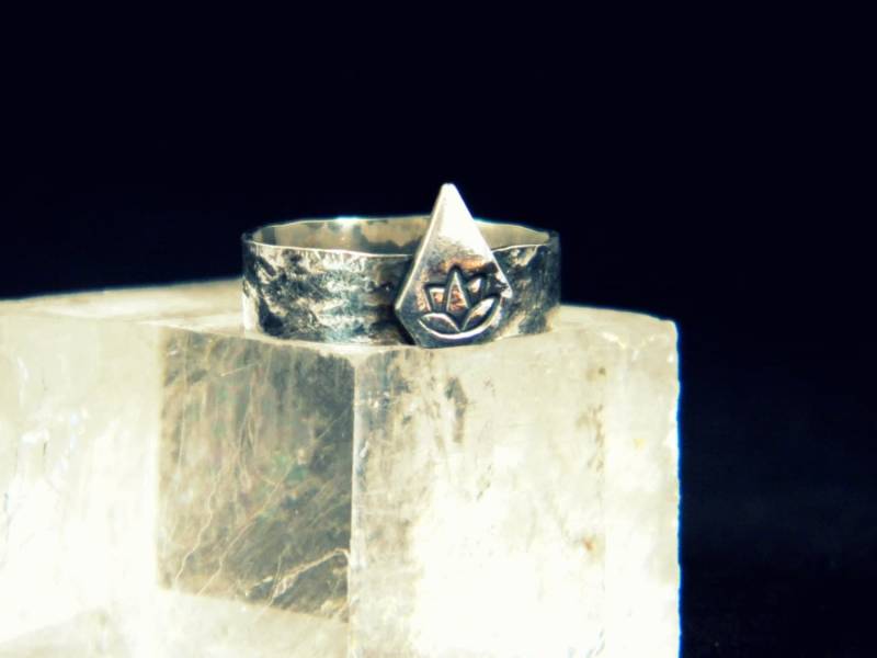 sterling Silber Lotus Ring sterling Silber Lotus Ring von messingknapper