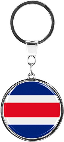 metALUm Schlüsselanhänger aus Metall/Flagge Costa Rica / 6610017SJ von metALUm