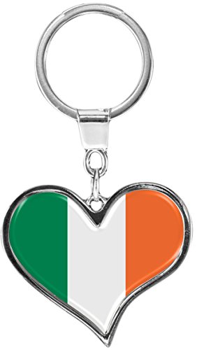 metALUm Schlüsselanhänger aus Metall/Flagge Irland /6611047J von metALUm