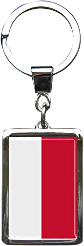 metALUm Schlüsselanhänger aus Metall/Flagge Polen /6614039J von metALUm