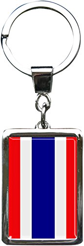 metALUm Schlüsselanhänger aus Metall/Flagge Thailand /6614038SJ von metALUm