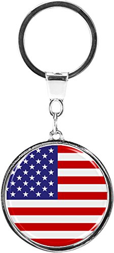 metALUm Schlüsselanhänger aus Metall/Flagge USA / 6610020SJ von metALUm
