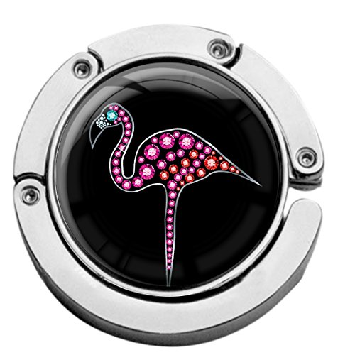 metALUm Taschenaufhänger Handtaschenhalter Flamingo mit faltbarem Magnetverschluss #2601111 metALUm Taschenaufhänger Handtaschenhalter Flamingo mit faltbarem Magnetverschluss #2601111 von metALUm