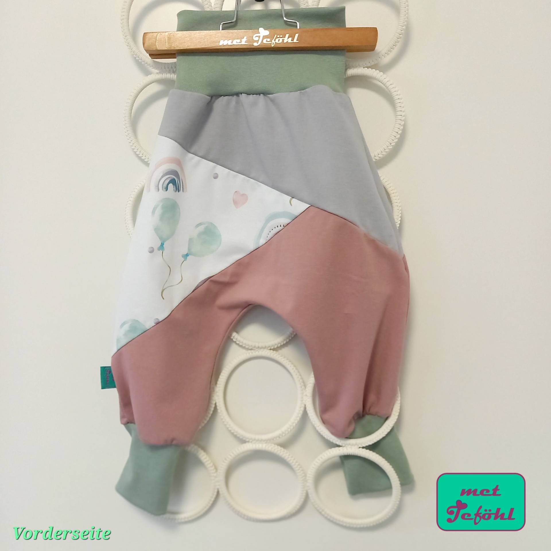Größe 92/98 Pumphosen/Mitwachshosen - Genderneutrale Kinderkleidung von metJefoehl