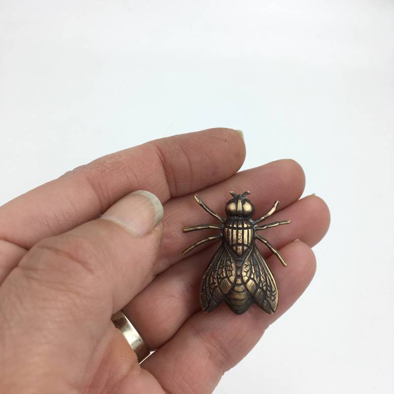 Große Insekten Fliegen Brosche Aus Messing Für Ihr Revers Oder Kragen Schal Tasche Perfekt Ihre Schmuck Pin Sammlung Große Insekten Fliegen Brosche Aus Messing Für Ihr Revers Oder Kragen Schal Tasche Perfekt Ihre Schmuck Pin Sammlung von metalclothandwood