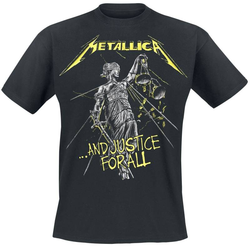 Metallica ...And Justice For All - Tracklist T-Shirt schwarz in S von metallica
