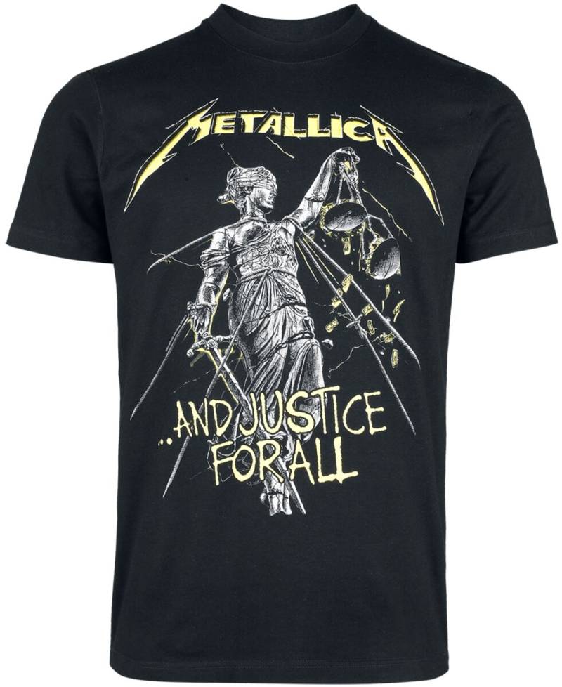 Metallica ...And Justice For All - Tracklist - Heavyweight T-Shirt schwarz in XL von metallica