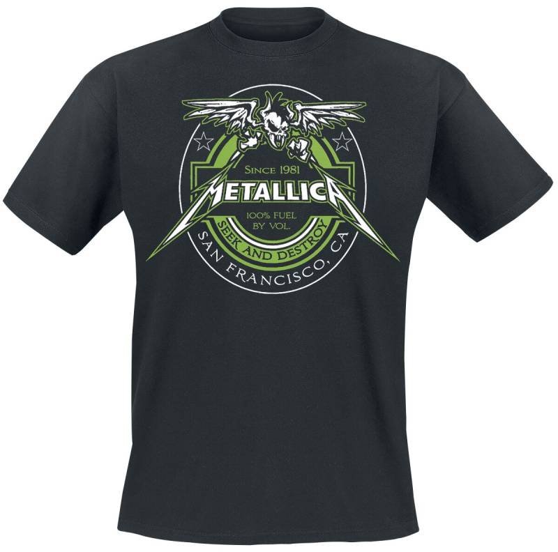 Metallica 100% Fuel - Seek And Destroy T-Shirt schwarz in 3XL Metallica 100% Fuel - Seek And Destroy T-Shirt schwarz in 3XL von metallica