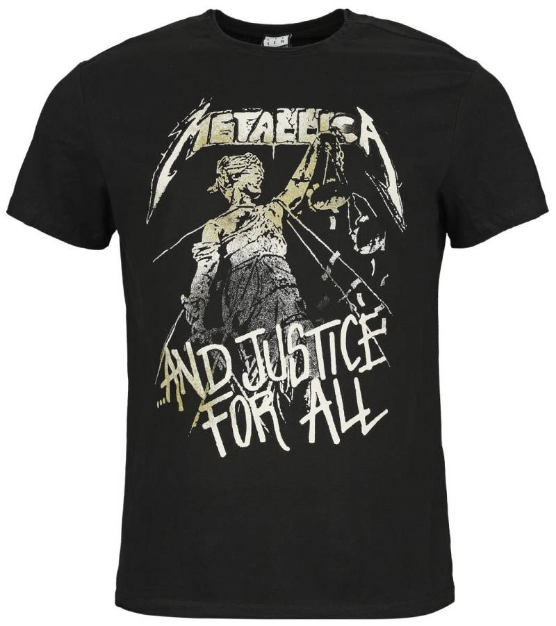 Metallica Amplified Collection - And Justice For All T-Shirt schwarz in 3XL von metallica