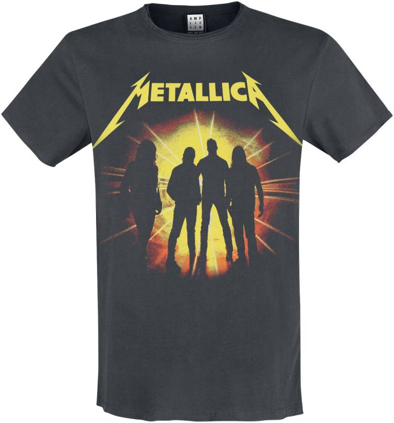Metallica Amplified Collection - Strobes T-Shirt charcoal in XL von metallica