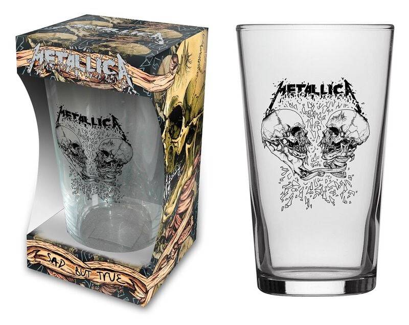Metallica Bierglas - Sad But True - klar  - Lizenziertes Merchandise! von metallica
