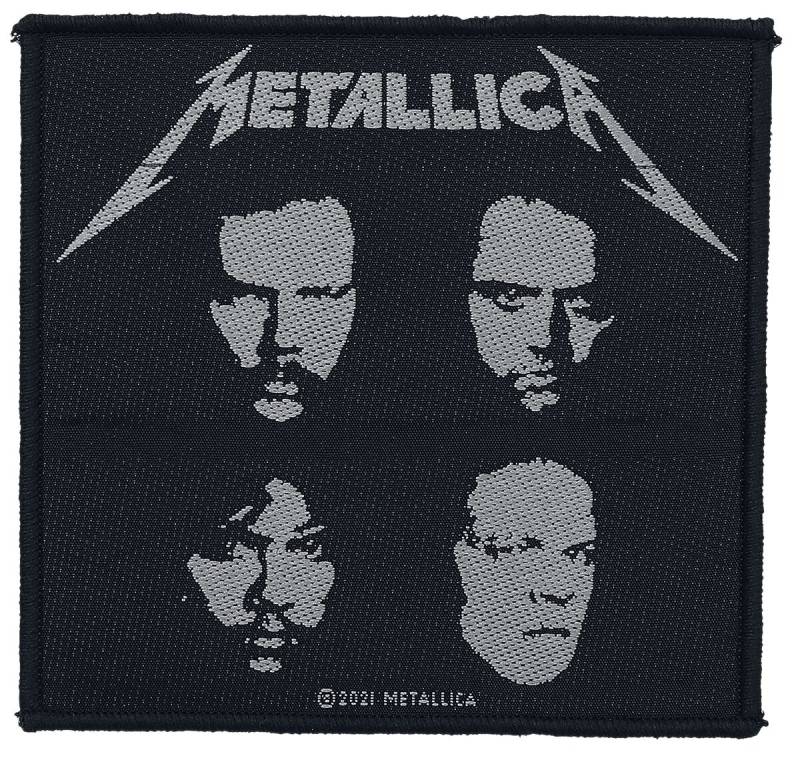 Metallica Black album Patch schwarz weiß von metallica