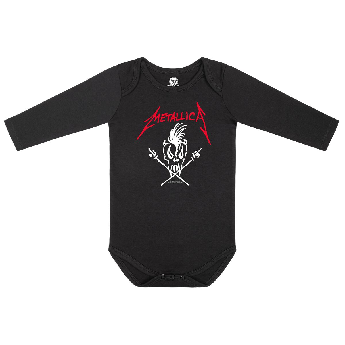 Metallica Body für Neugeborene - Scary Guy - für Mädchen & Jungen - schwarz  - Lizenziertes Merchandise! von metallica