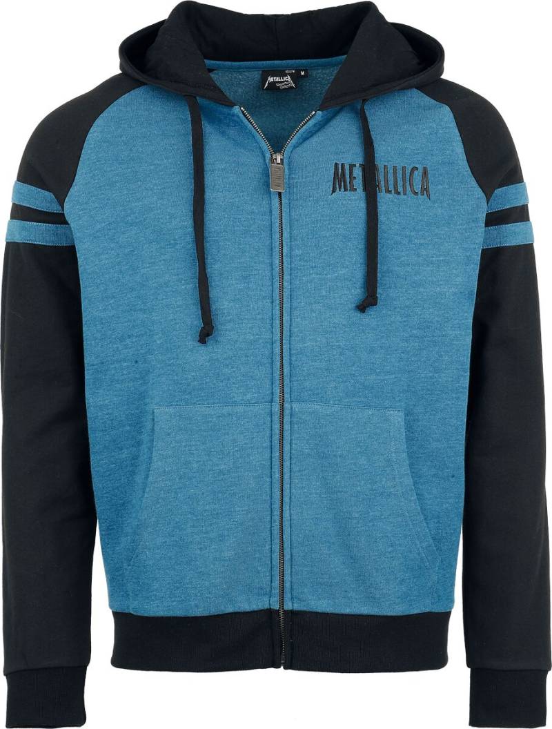 Metallica EMP Signature Collection Kapuzenjacke blau schwarz in S von metallica