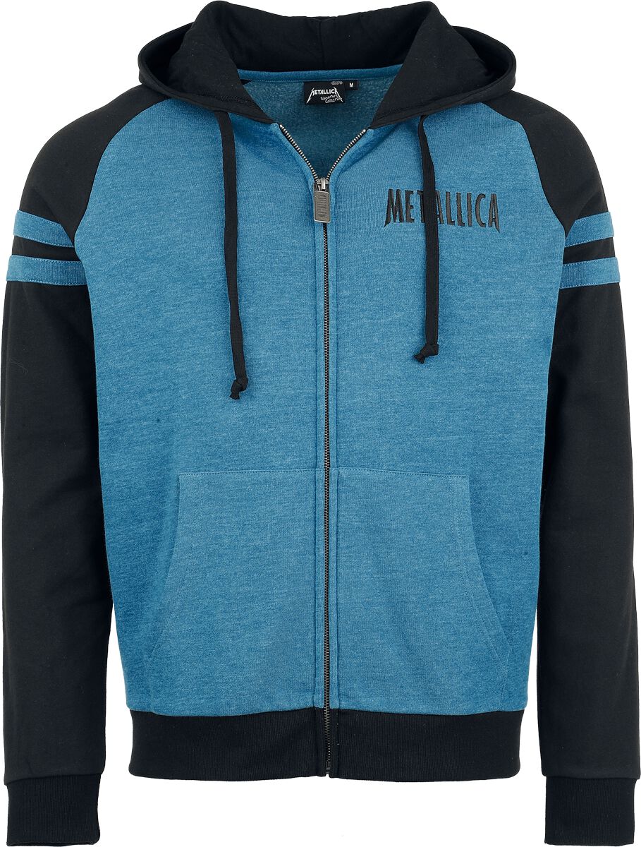 Metallica EMP Signature Collection Kapuzenjacke blau schwarz in XL von metallica