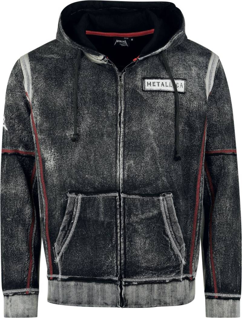 Metallica EMP Signature Collection Kapuzenjacke dunkelgrau in 3XL von metallica