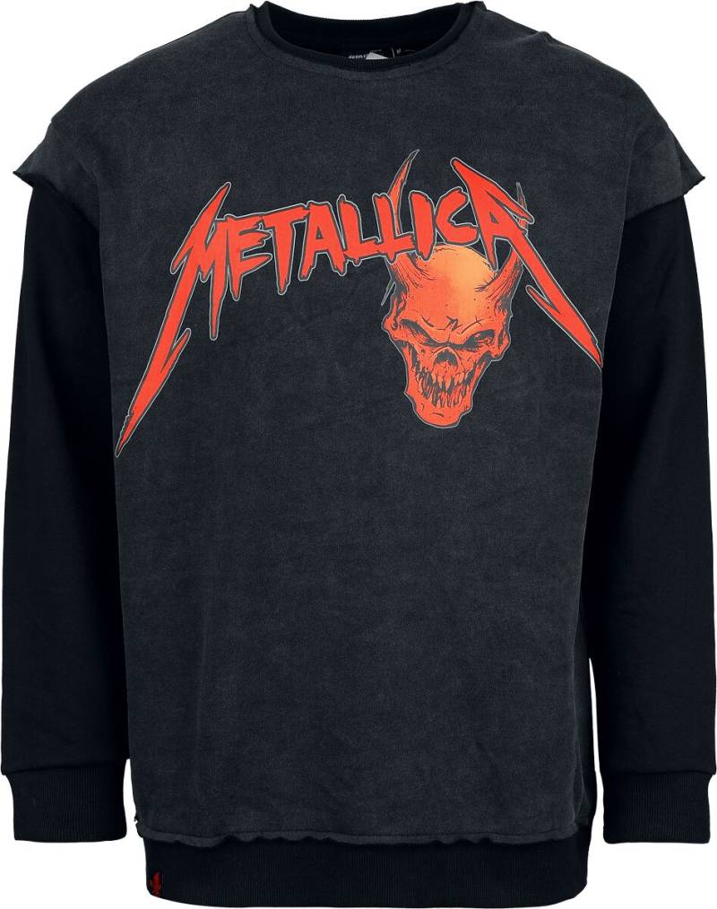 Metallica EMP Signature Collection Sweatshirt dunkelgrau schwarz in S von metallica