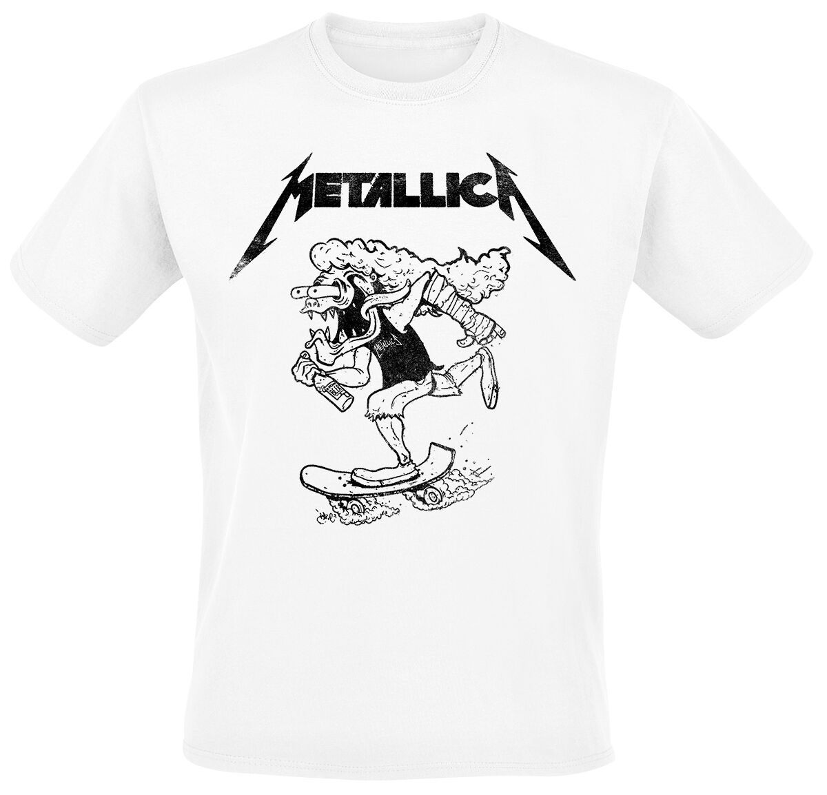 Metallica Hetfield Skates T-Shirt weiß in XXL Metallica Hetfield Skates T-Shirt weiß in XXL von metallica