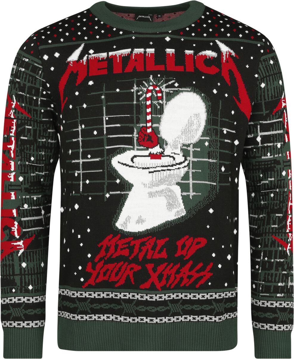 Metallica Holiday Sweater (Metal Up Your Ass) Weihnachtspullover multicolor in 4XL von metallica