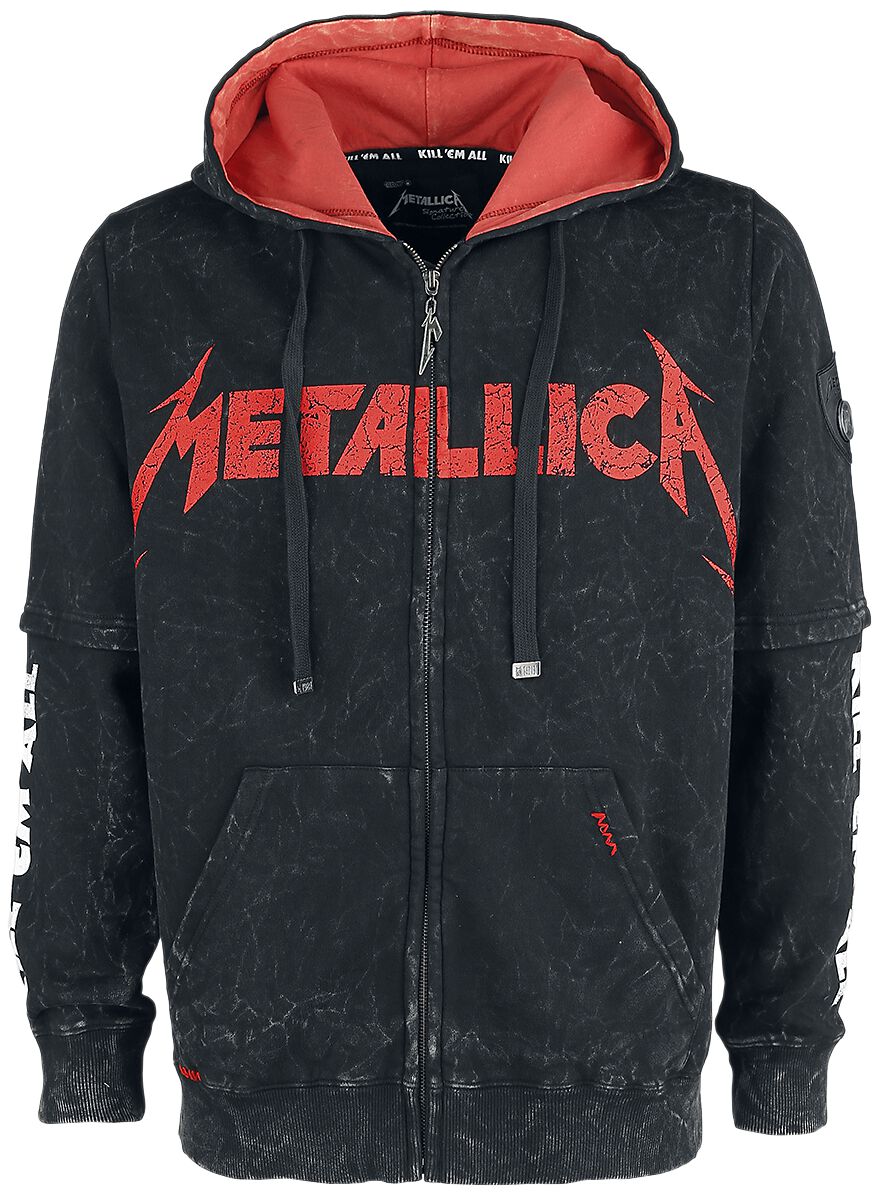 Metallica Kapuzenjacke - EMP Signature Collection - L bis XXL - für Männer - Größe XXL - schwarz  - EMP exklusives Merchandise! von metallica