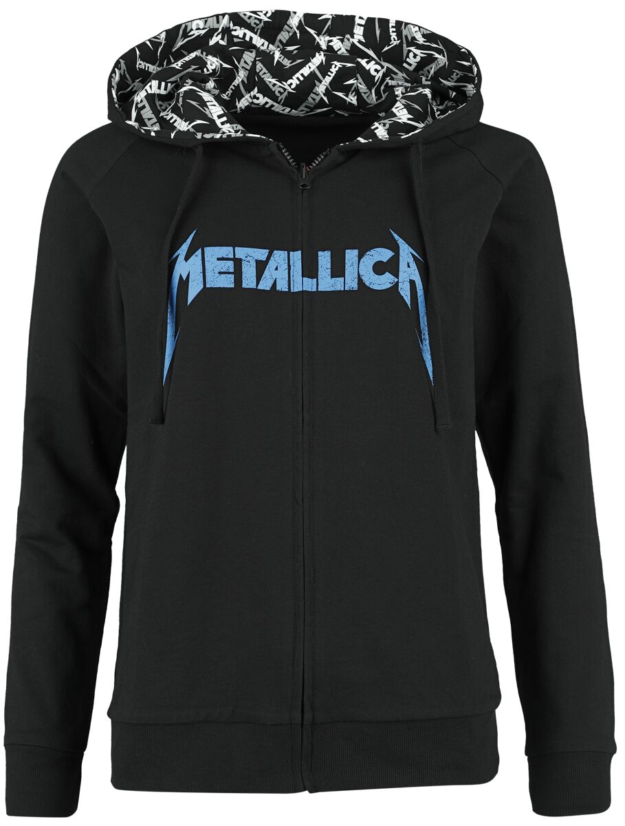 Metallica Kapuzenjacke - EMP Signature Collection - S bis XXL - für Damen - Größe L - schwarz/grau  - EMP exklusives Merchandise! von metallica