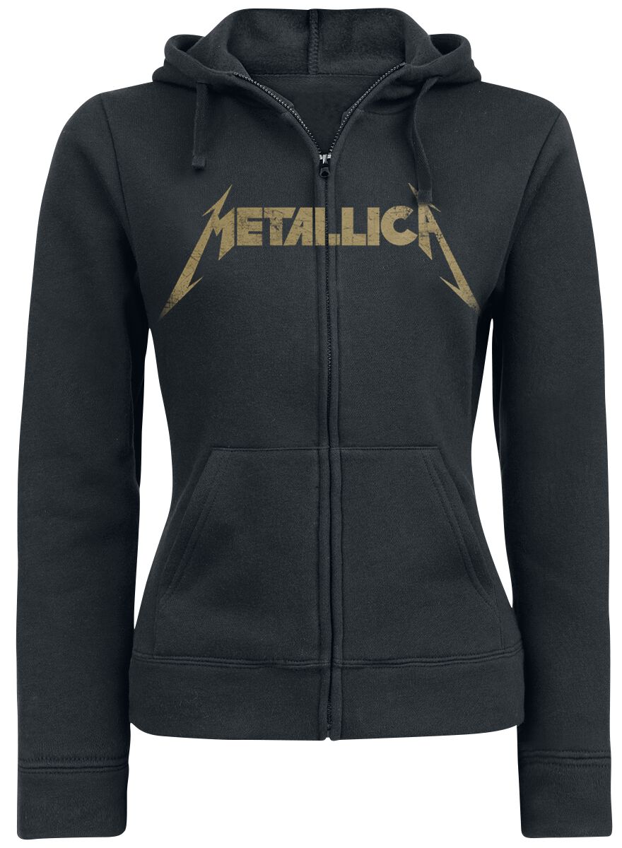 Metallica Kapuzenjacke - Hetfield Iron Cross Guitar - XXL - für Damen - Größe XXL - schwarz  - Lizenziertes Merchandise! von metallica