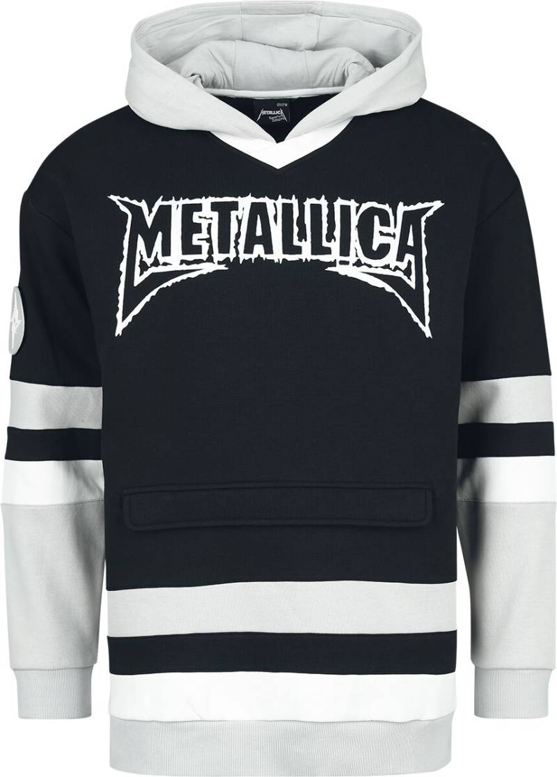 Metallica Kapuzenpullover - EMP Signature Collection - M bis L - für Männer - Größe M - weiß/schwarz/grau  - EMP exklusives Merchandise! von metallica