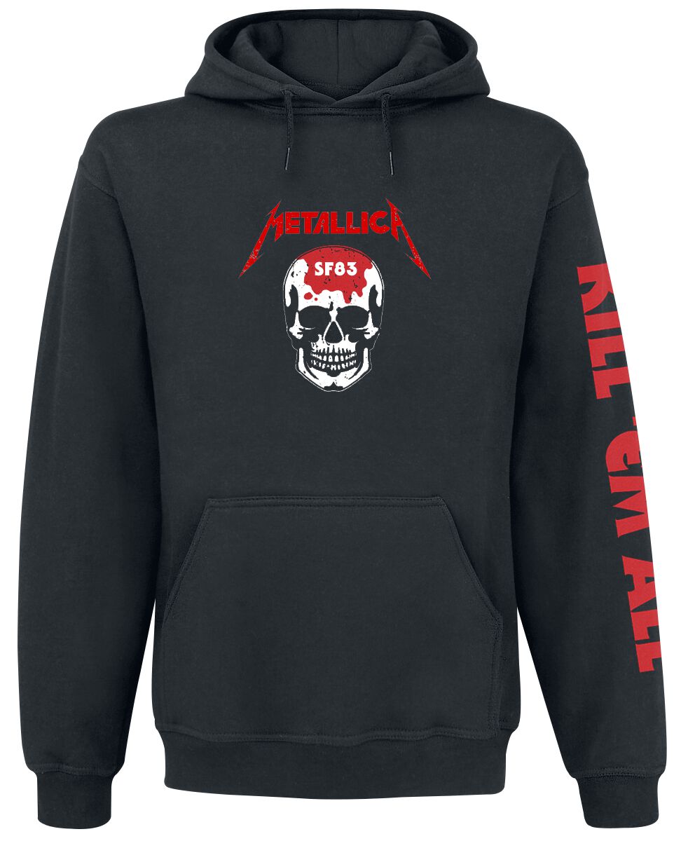 Metallica Kapuzenpullover - Kill 'Em All - Skull - S bis XXL - für Männer - Größe L - schwarz  - EMP exklusives Merchandise! von metallica