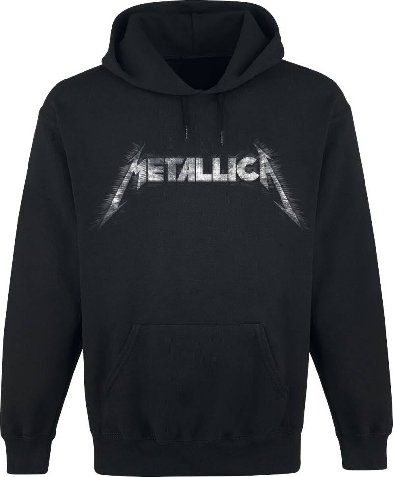 Metallica Kapuzenpullover - Spiked Logo - S bis XXL - für Männer - Größe M - schwarz  - Lizenziertes Merchandise! von metallica