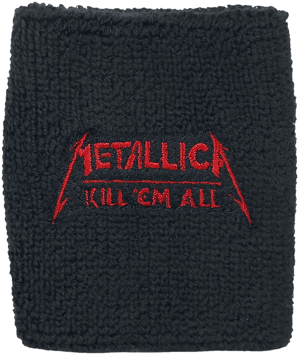 Metallica Kill 'Em All - Wristband Schweißband schwarz von metallica