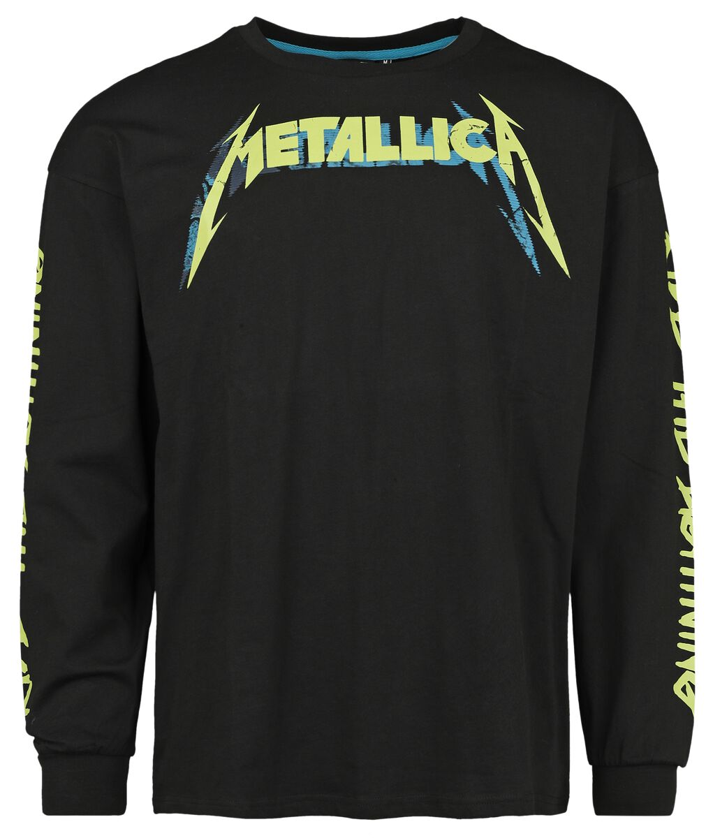 Metallica Langarmshirt - EMP Signature Collection - Oversize - S bis 3XL - für Männer - Größe L - schwarz  - EMP exklusives Merchandise! von metallica