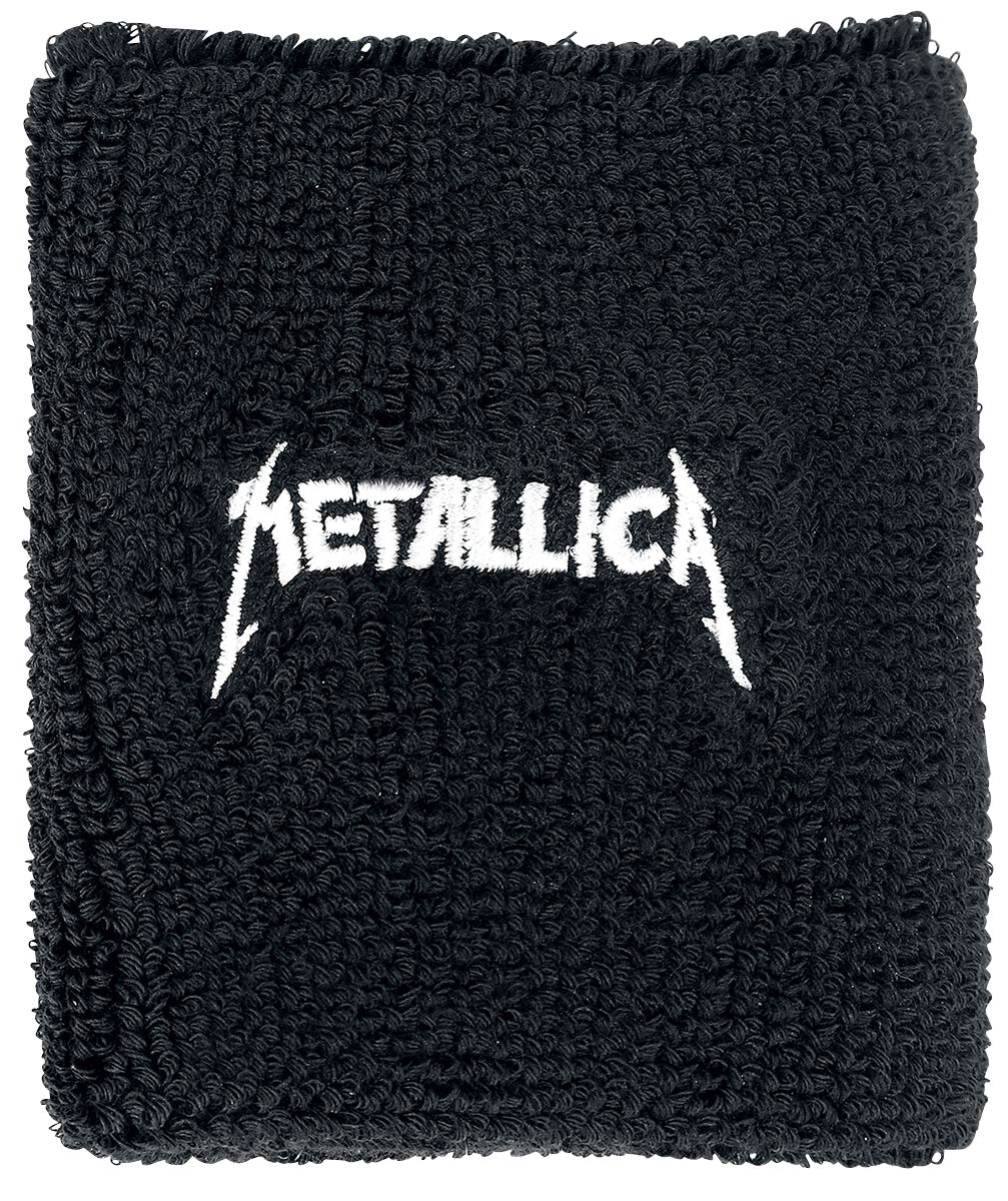 Metallica Logo - Wristband Schweißband schwarz von metallica