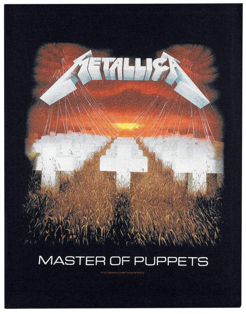 Metallica Master Of Puppets Backpatch multicolor von metallica