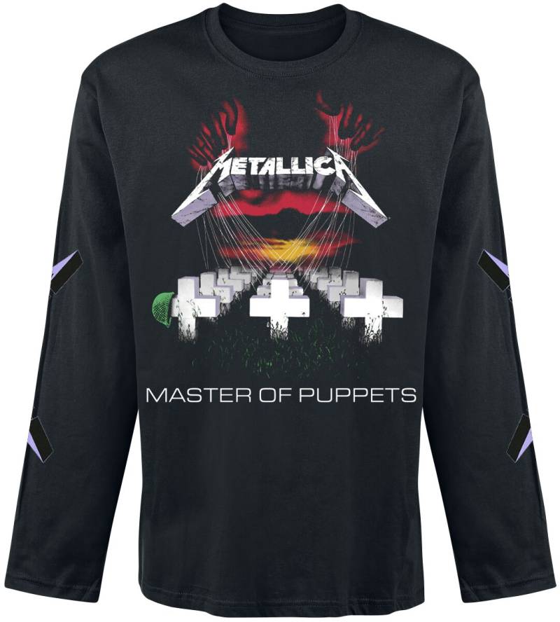Metallica Master Of Puppets Langarmshirt schwarz in XL von metallica