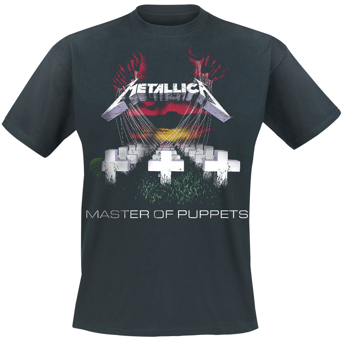 Metallica Master Of Puppets T-Shirt schwarz in S von metallica