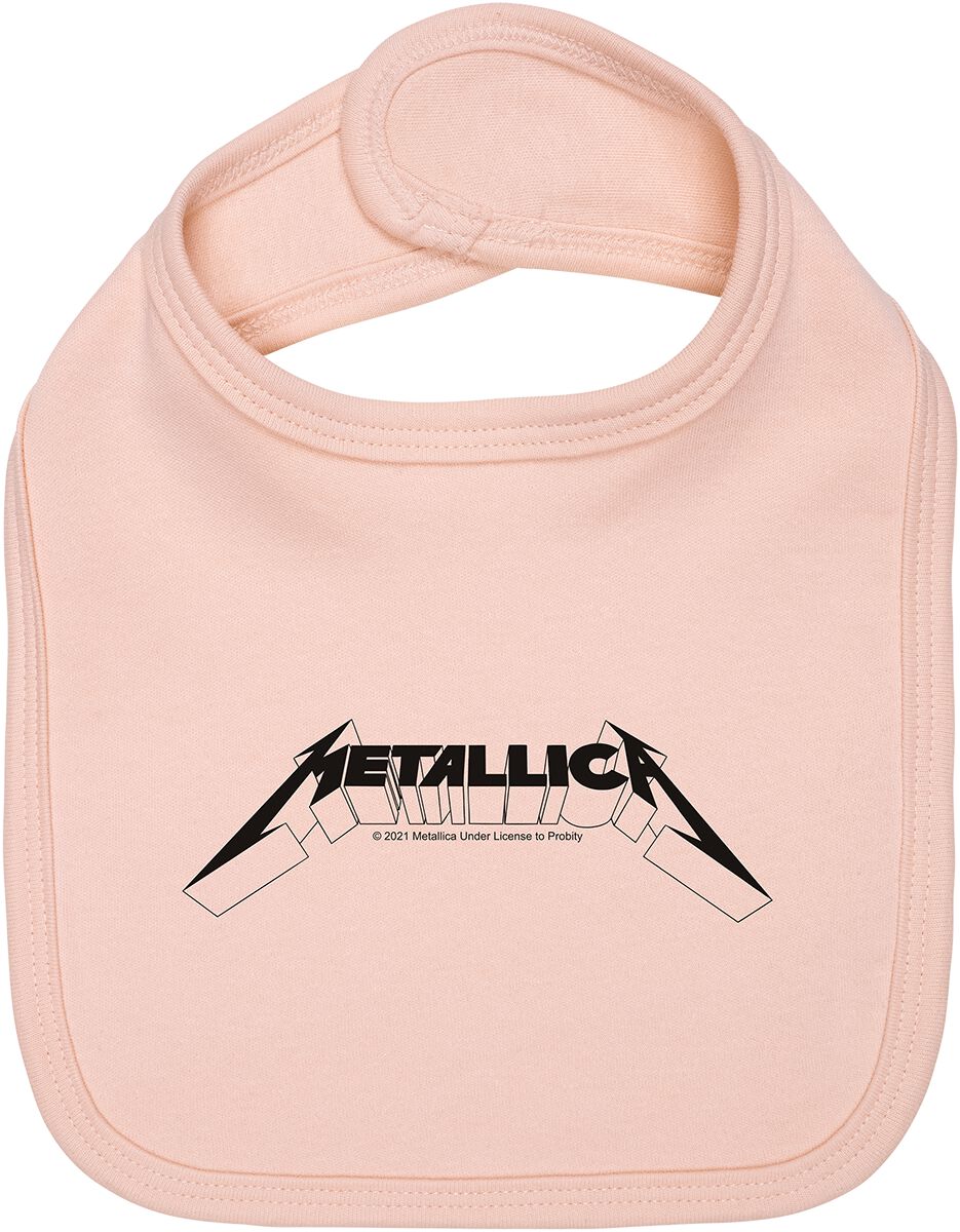 Metallica Metal-Kids - Logo Lätzchen rosa von metallica