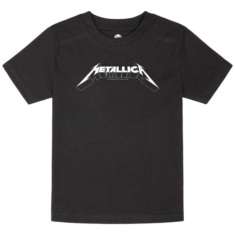 Metallica Metal-Kids - Logo T-Shirt schwarz in 116 von metallica