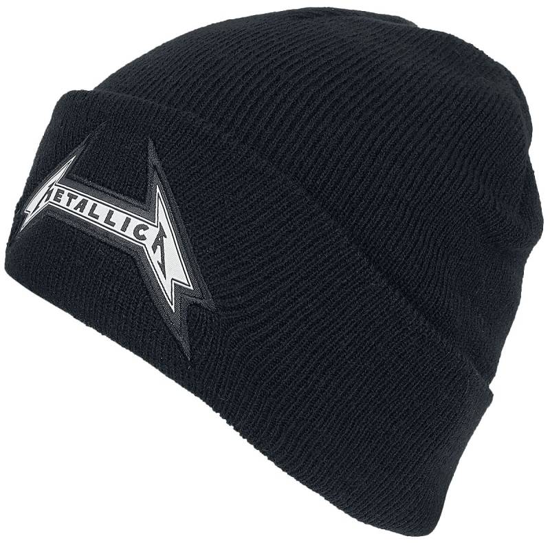 Metallica Mütze - First Logo - Beanie - schwarz  - Lizenziertes Merchandise! von metallica