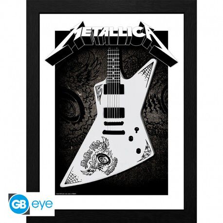 Metallica Papa Het Guitar Poster multicolor von metallica