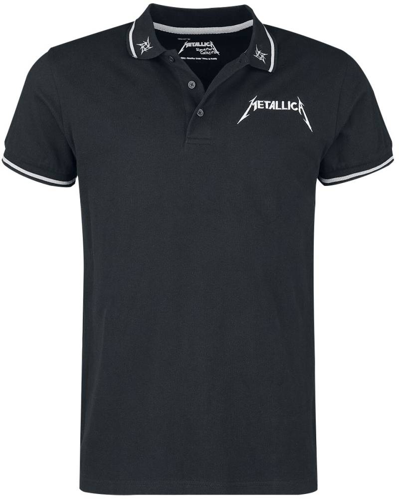 Metallica Poloshirt - EMP Signature Collection - M bis 3XL - für Männer - Größe XL - schwarz  - EMP exklusives Merchandise! von metallica