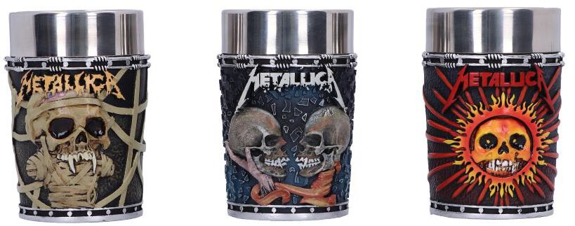 Metallica Schnapsglas - Pushead Art Shot Glass Set - multicolor  - Lizenziertes Merchandise! von metallica