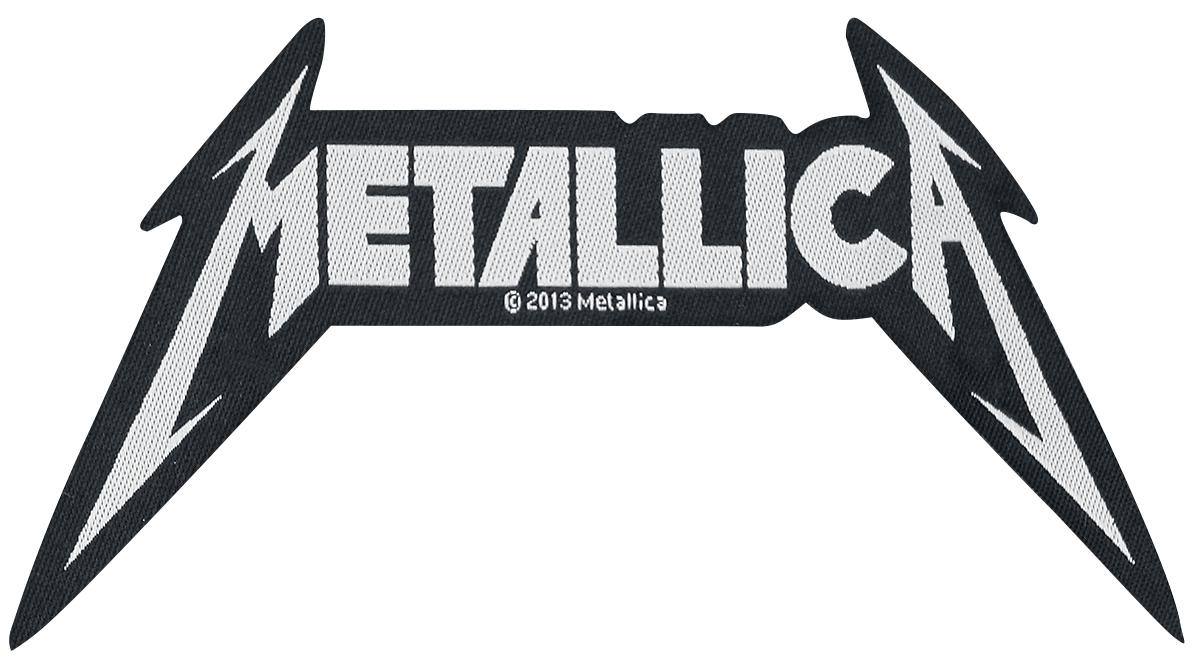 Metallica - Shaped Logo - Patch - schwarz| weiß von metallica