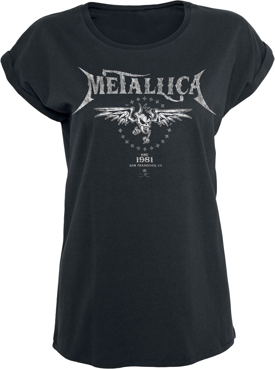 Metallica T-Shirt - Biker - S bis 5XL - für Damen - Größe 5XL - schwarz  - Lizenziertes Merchandise! von metallica