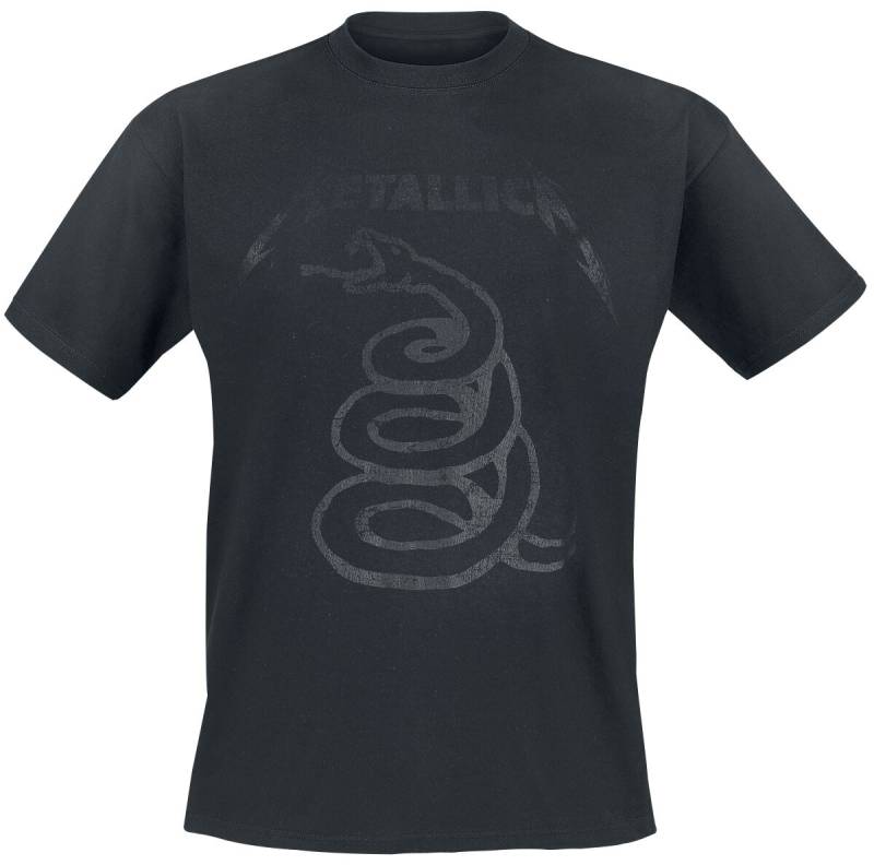 Metallica T-Shirt - Black Snake - S bis XXL - für Männer - Größe XL - schwarz  - Lizenziertes Merchandise! von metallica